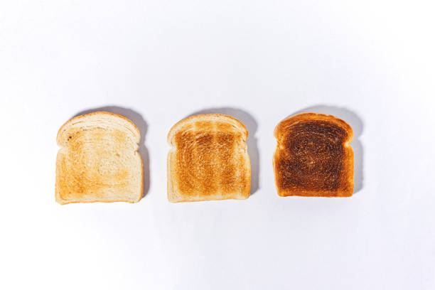 Toast, isolated on white background.