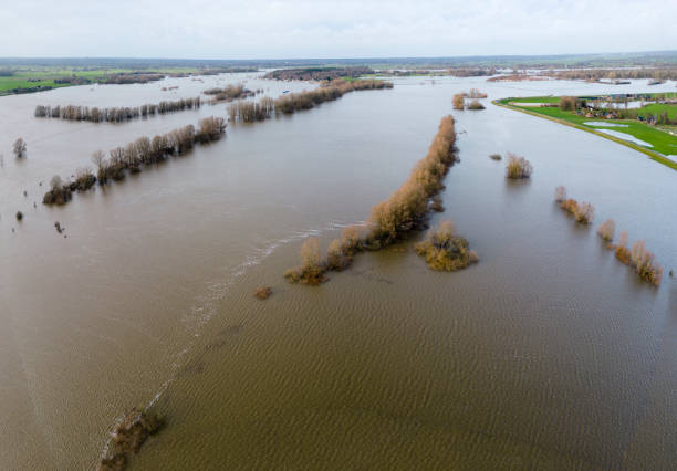 istock High water in the Ijssel river, Holland 2041321165