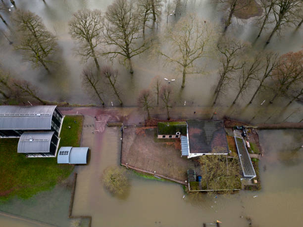 istock High water level in the Ijssel river, Deventer, Holland 2041329131