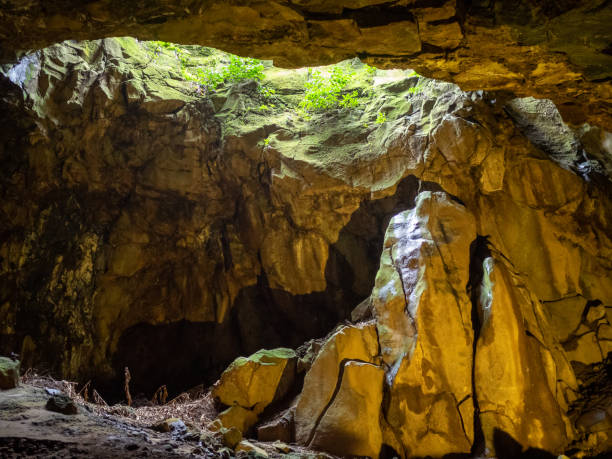 istock Furna do Enxofre cave 2041345286