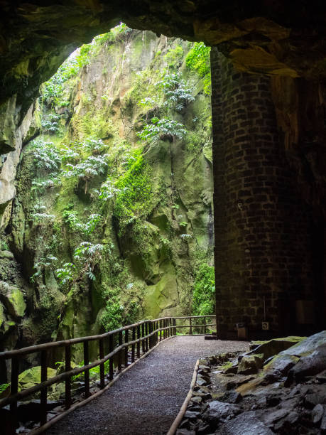 istock Furna do Enxofre cave 2041345797