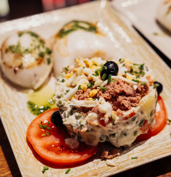 istock Portion of Russian salad with tuna 2041394584