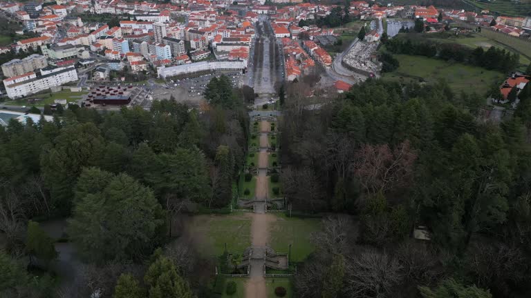 Lamego City View from Santuário Nossa Senhora (Our Lady Sanctuary), Viseu, Portugal