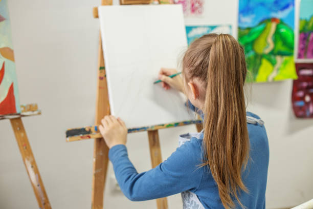 istock Student Beginning a New Canvas Sketch 2041451109