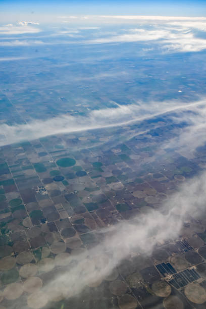 istock Aerial View from an Airplane Window 2041591049
