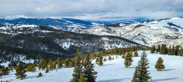 istock Winter Scene, Snow Skiing in Vail, Colorado 2041595891