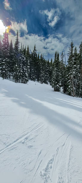 istock Winter Scene, Snow Skiing in Vail, Colorado 2041595907