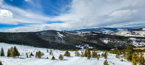 istock Winter Scene, Snow Skiing in Vail, Colorado 2041596439