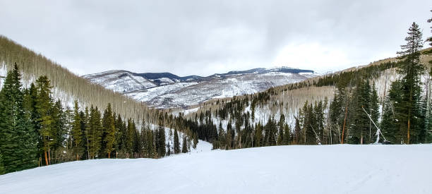 istock Winter Scene, Snow Skiing in Vail, Colorado 2041598706