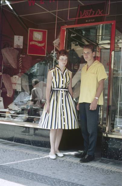 Moscow, USSR, - September 10, 1959: pavilion No. 2 at Polish industrial exhibition in Gorky Park