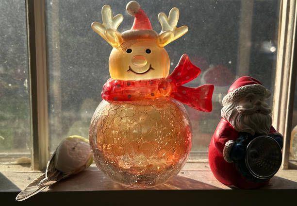 Jolly Christmas Reindeer in the window