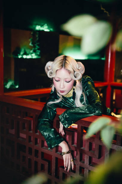 lonely looking asian girl