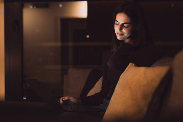 istock Stressed woman at late night having strong terrible neckache attack after computer laptop study, sleepy exhausted girl suffering from chronic migraine massaging muscle to relieve neck ache tension 2041876038