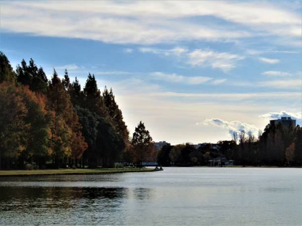 istock Japan. Large river in the park. 2041906697