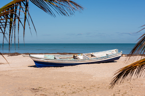View of the beach in Progreso, Yucatan