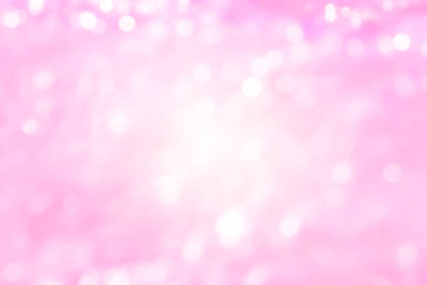 Abstract blur bokeh light pink pastel color for wallpaper background.