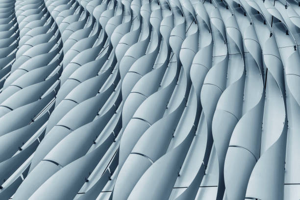 Exterior of modern architecture. Building abstract background