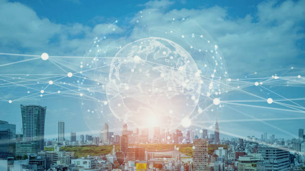 istock Global communication network concept. Worldwide business. IoT (Internet of Things) concept. 2042026023