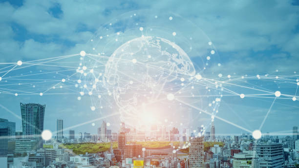 istock Global communication network concept. Worldwide business. IoT (Internet of Things) concept. 2042026032