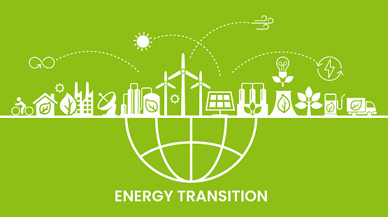 Environment Transition Visual Energy Transition Transition To Environmentally Friendly World Concept ...