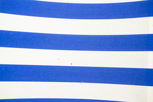 Blue and white stripe pattern. Horizontall blue stripes