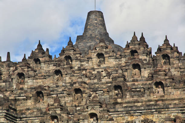 Borobudur, the great Buddhist temple in Indonesia