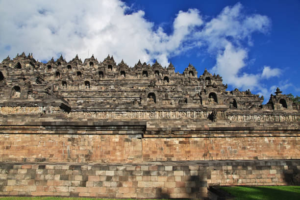 Borobudur, the great Buddhist temple in Indonesia
