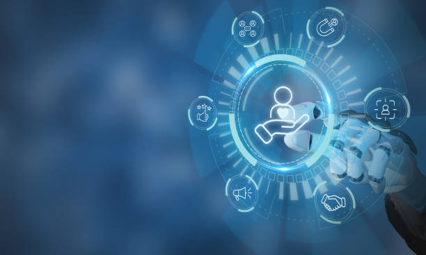 istock Build customer loyalty and retention concept. CRM technology. Developing strategies to create relationships with customers and build trust. By understanding customer needs and providing values. 2042109140
