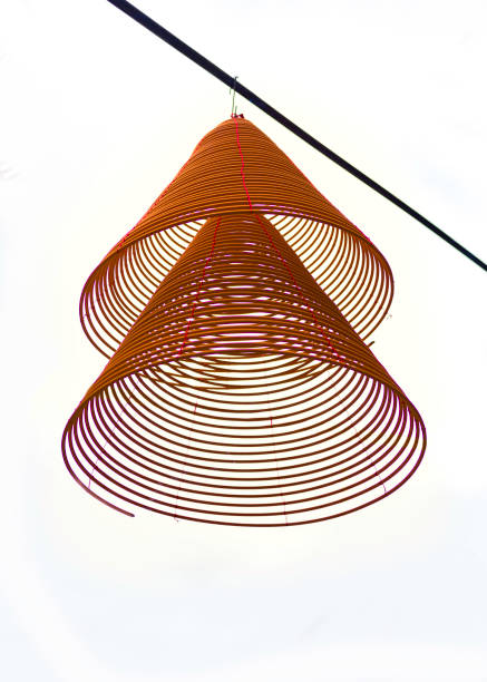 Incense hanging in the temple