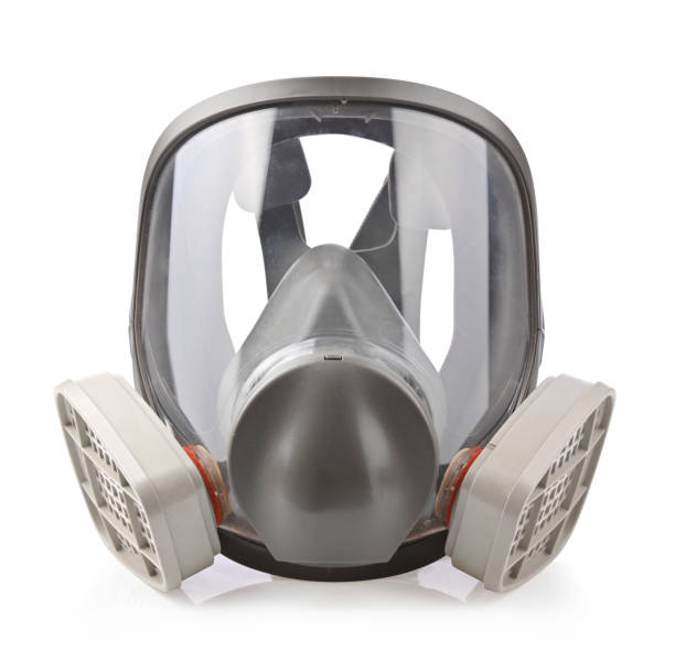 istock Gas mask, Chemical protective mask isolated on white background 2042171699