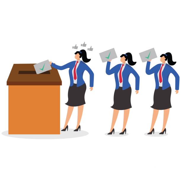 istock Satisfaction, Voter Registration, Ballot Box, People, Abstract, Businesswoman 2042172258