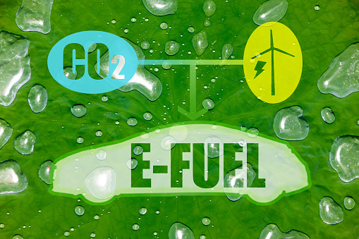 E-FUEL manufacturing and usage image for passenger cars