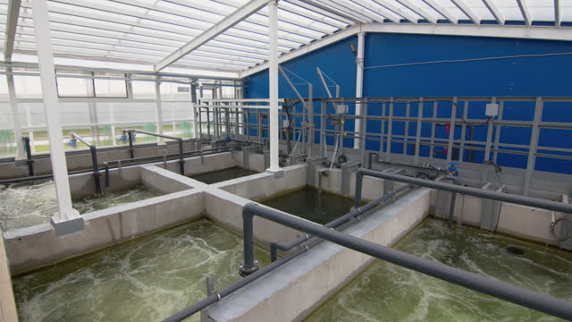 Aeration basins for biological treatment of wastewater