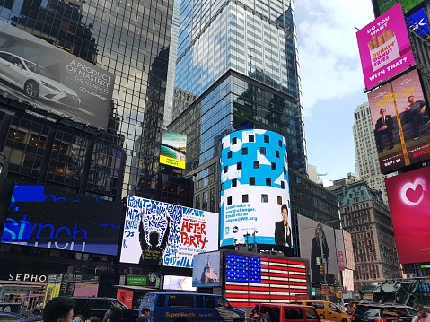 Times Square Street, Manhattan, New York, USA