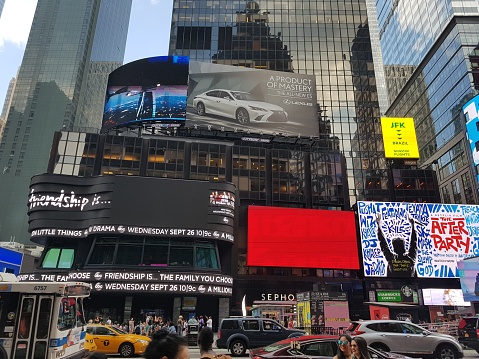 Times Square Street, Manhattan, New York, USA