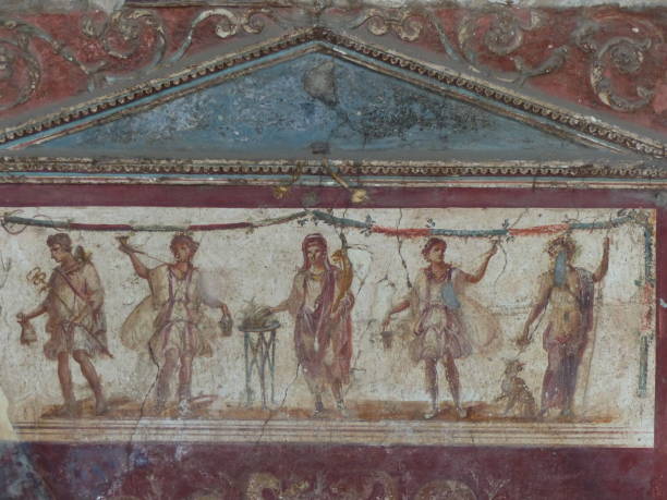 istock Frescoes of Pompeii, Italy 2042229248