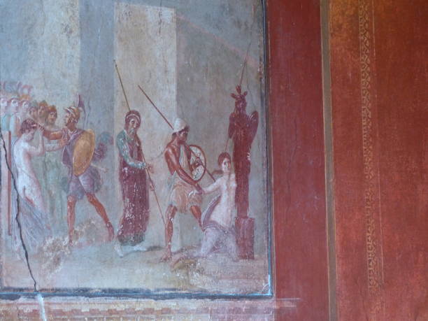 istock Frescoes of Pompeii, Italy 2042236577