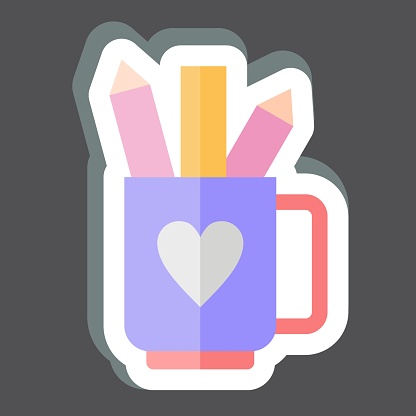 Sticker Tools. related to Post Office symbol. simple design editable. simple illustration