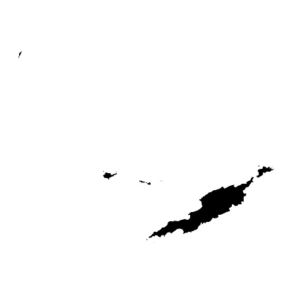 Anguilla map, British Overseas Territory in the Caribbean. Vector illustration.