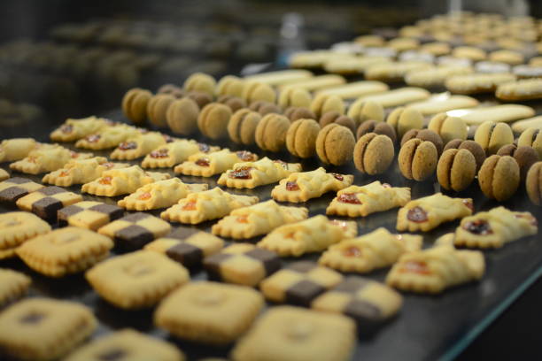 istock Close-up of assorted dried sweets on a bar counter 2042301583