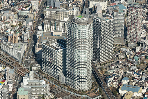 Hikifune town seen from the observation deck