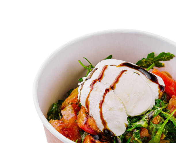 istock Caprese salad, italian appetizer with mozzarella and tomatoes 2042357631