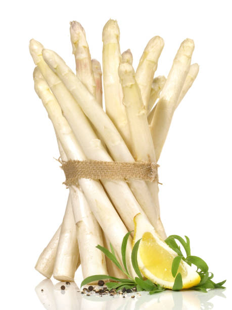 istock White Asparagus with Lemon an Tarragon - Isolated 2042359805