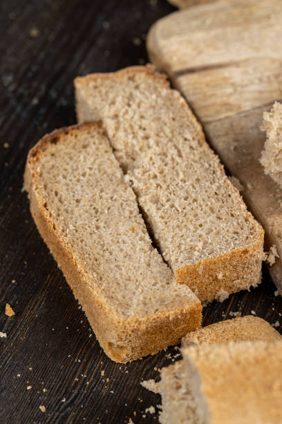 istock a loaf of dark rye sour bread in the kitchen 2042367655