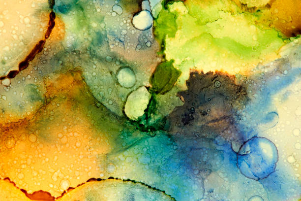 istock High-quality abstract paintings give designers a modern art background. 2042384112