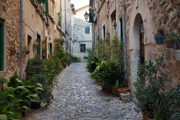 istock the most famous street in Valldemossa 2042387875