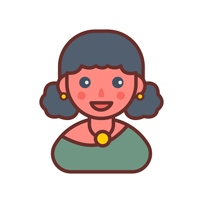 Party Attendant icon in vector. Logotype