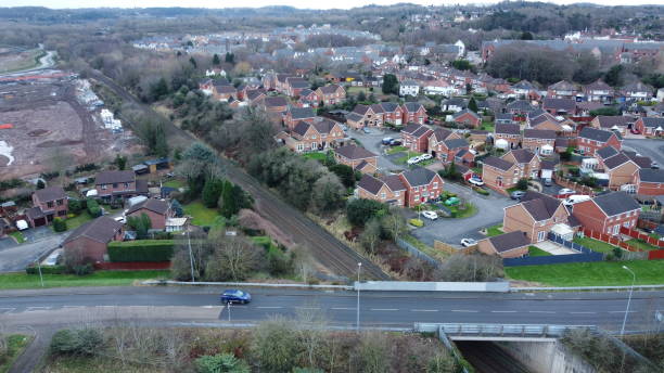 istock Modern UK Secondary School from the skies 2042517504