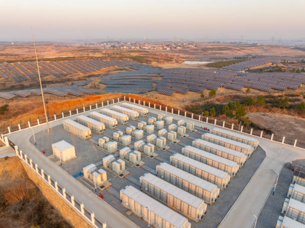 istock Energy storage power station in the morning 2042546814