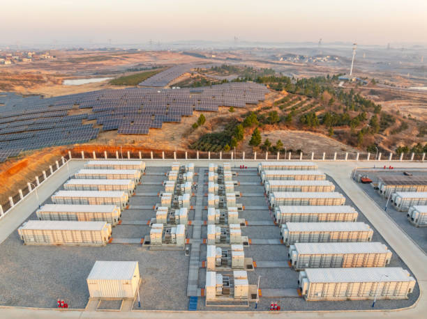 istock Energy storage power station in the morning 2042546818